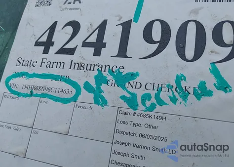 2006 Jeep Grand Cherokee Limited from USA, damaged, VIN 1J4HR58N96C114635